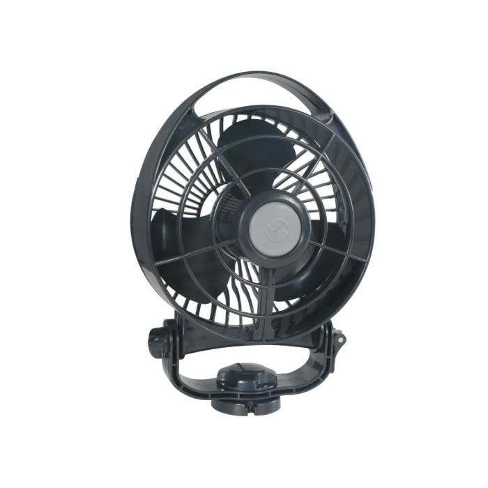 CAFRAMO Ventilateur de Cabine Bora - 12V - Noir - 3 Vitesses