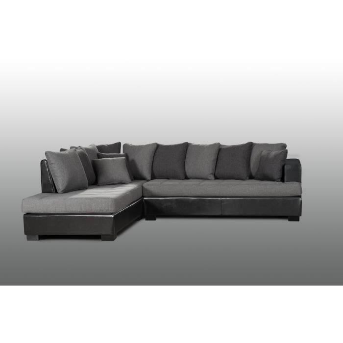 BORA Canapé d'angle gauche 5 places - Cdiscount Maison