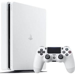 CONSOLE PS4 SONY PlayStation 4 Slim 500 Go blanc - Recondition