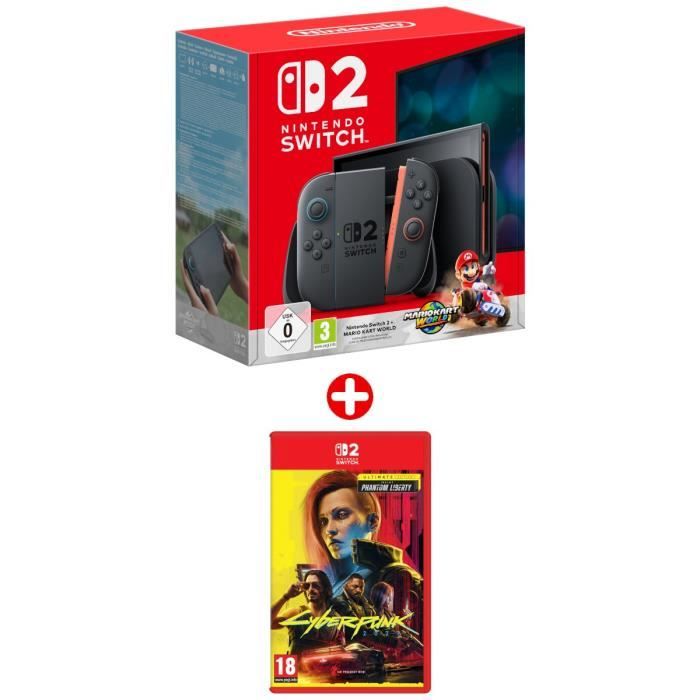 Pack Nintendo : Console Nintendo Switch 2 + Mario Kart World (Code