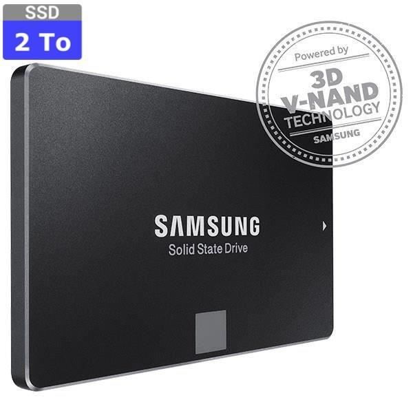 Disque SSD Samsung 2To SSD 2.5" 850 EVO pas cher Disque SSD Samsung 2To SSD 2.5" 850 EVO pas cher