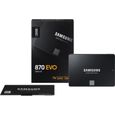 Disque SSD Interne SAMSUNG 870 EVO - 2To - 2,5"-2