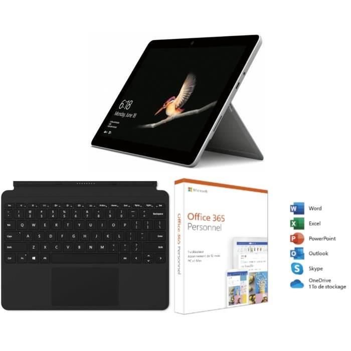 Surface Go 8Go RAM 128Go SSD + Type Cover Noire