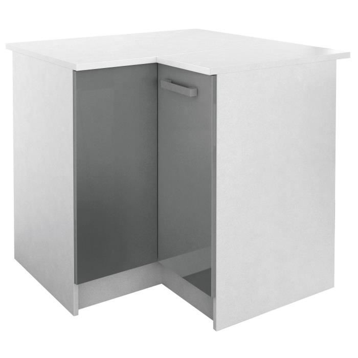 Meuble Cuisine Bas 120 Cm Avec Plan De Travail Achat Vente Pas