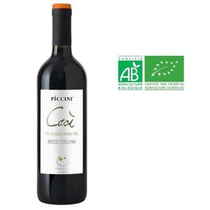 VIN ROUGE Cosi Piccini 2015 Toscana - Vin rouge d'Italie - Bio