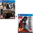 Pack Metal Gear Survive + Metal Gear Solid V The Definitive Experience Jeux PS4-0