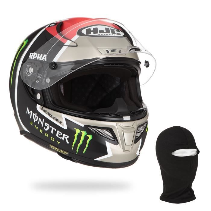 CASQUE HJC RPHA 1 - TOXIN - NOIR / ROUGE