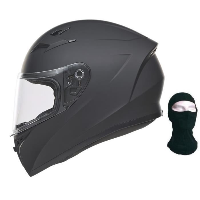 casque moto noir