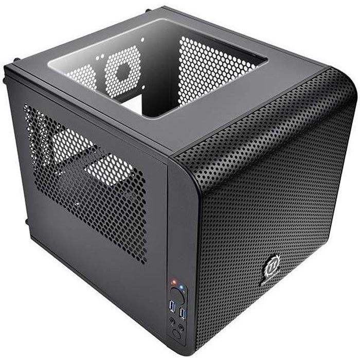 Thermaltake Core V1 Tour mini ITX panneau latéral fenêtré pas d'alimentation USBAudio - vue 6