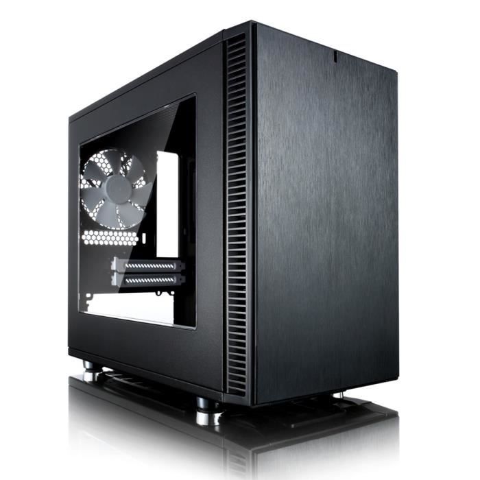 Fractal Design Boîtier PC Define Nano S - Noir - Mini Tour - Fenêtre