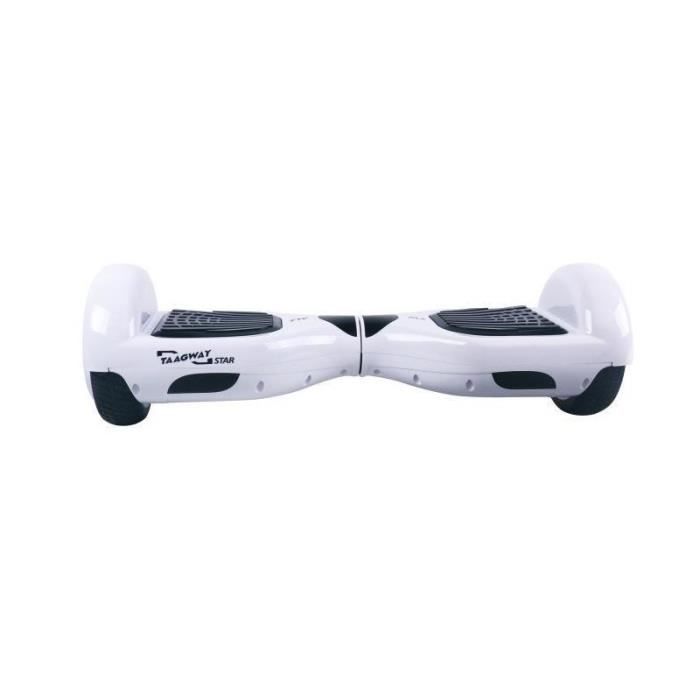 TAAGWAY Hoverboard electrique Star 6 5 Blanc Gyropode Cdiscount Auto