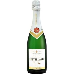 APERITIF SANS ALCOOL Festillant Blanc - Bulles sans alcool - 75 cl