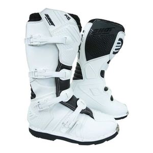 CHAUSSURE - BOTTE SHOT Bottes moto-cross X10 - Homme - Blanc