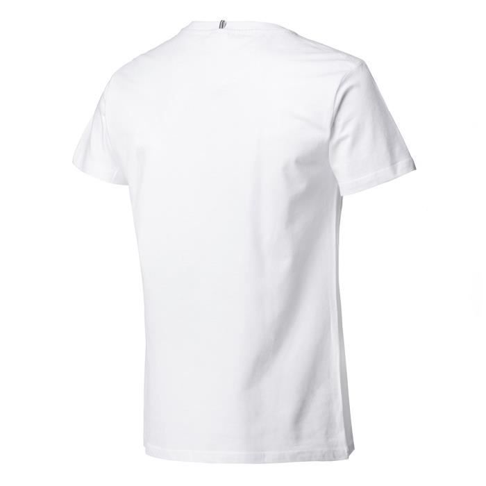 Tee-shirt blanc cassé à message avec strass Femme