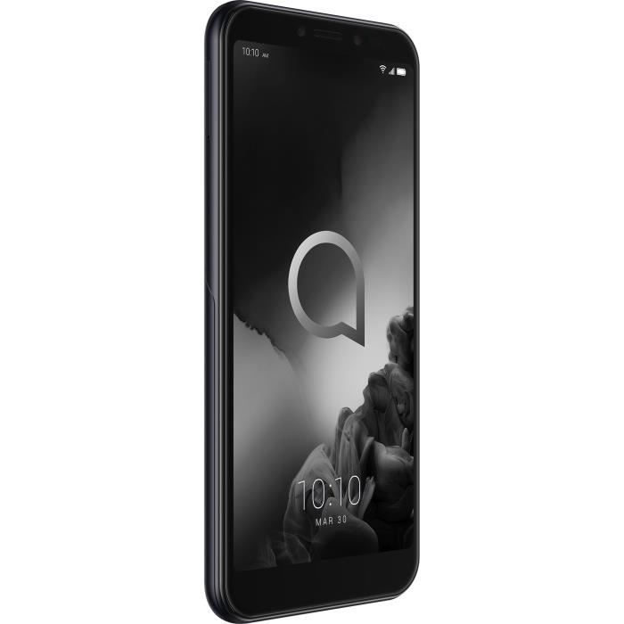  T&eacute;l&eacute;phone portable ALCATEL 1S DS 2019 Metallic Noir 64 Go pas cher