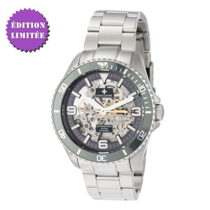 LOUIS COTTIER Montre Automatique Laquatic II Homme Cdiscount