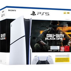 Console de Jeu PlayStation 5 Slim avec Call of Duty : Black Ops 6 sur PS5 (Code Inclus)