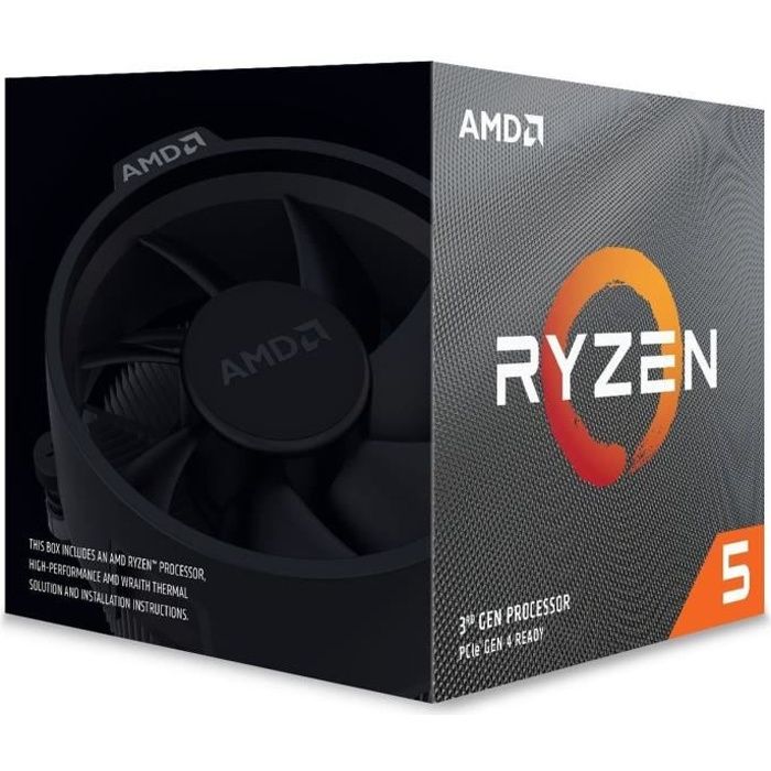 Vente Processeur PC AMD Processeur Ryzen 5 3600X Wraith Spire cooler pas cher