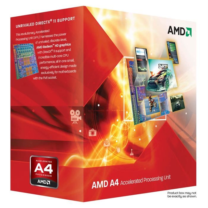 Vente Processeur PC AMD A4 3400 2.7GHz pas cher