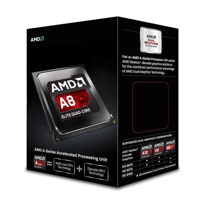 Vente Processeur PC AMD A8 6600K 4.3GHz Black Edition pas cher Vente Processeur PC AMD A8 6600K 4.3GHz Black Edition pas cher