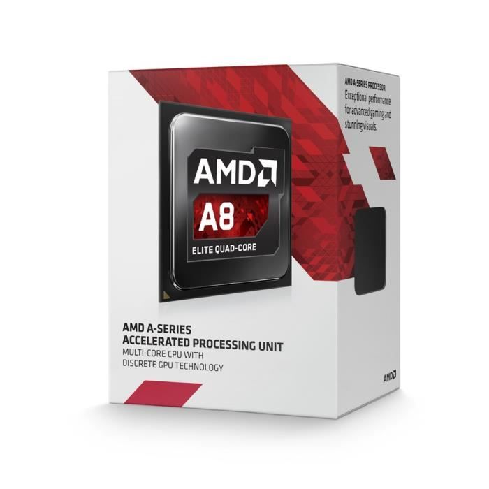 Vente Processeur PC AMD A8 7600 3.1GHz    AD7600YBJABOX pas cher