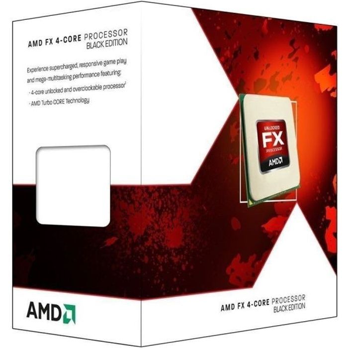 Vente Processeur PC AMD FX 4300 Black Edition 3.8GHz pas cher Vente Processeur PC AMD FX 4300 Black Edition 3.8GHz pas cher