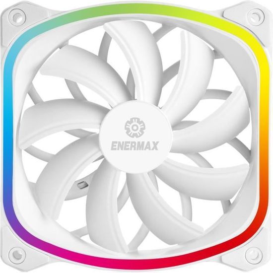 ENERMAX Refroidisseur SquA RGB White - Pack de 3