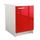 Element de cuisine rouge