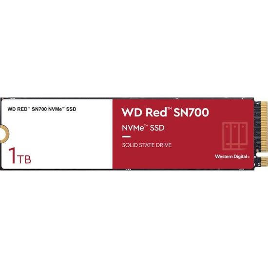 Disque SSD NVMe™ pour NAS - WD Red™ SN700 NVMe™ SSD, 1To -  (WDBBDY0010BRD-WRSN )