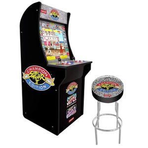 Borne De Jeu D Arcade Street Fighter 2 Arcade 1up Cdiscount Jeux Jouets