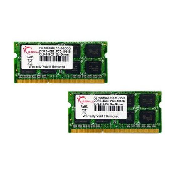 Kit De RAM DDR3 4Go (2x2Go) 1333MHz PC3-10600 - Barrettes Mémoire A-Tech 240 Broches Pour PC De Bureau - Neuf Avec Garantie à Vie