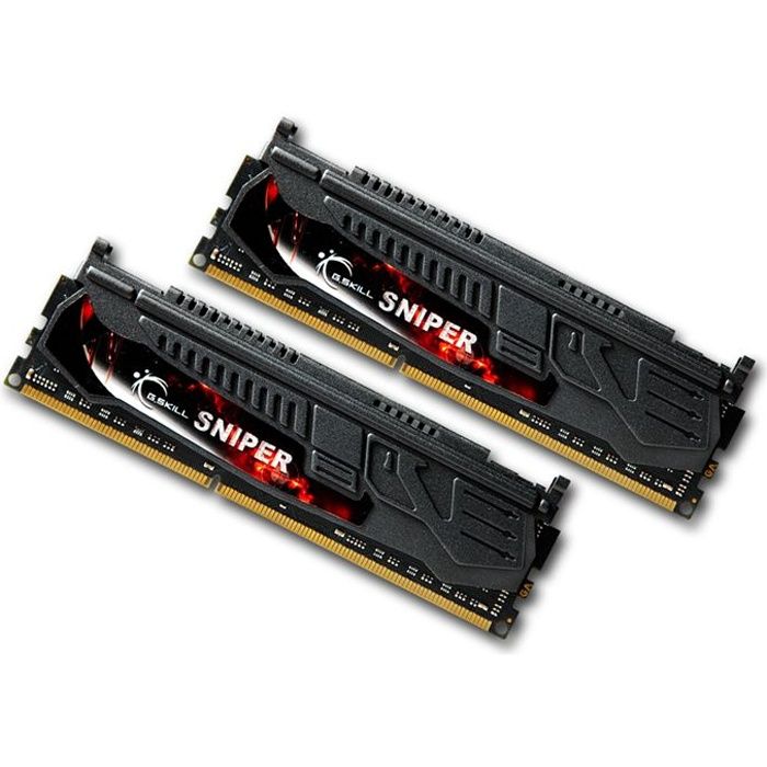Vente Memoire PC G.SKILL RAM PC3-12800 / DDR3 1600 Mhz - F3-12800CL9D-8GBSR - DDR3 Special Edition - Sniper pas cher Vente Memoire PC G.SKILL RAM PC3-12800 / DDR3 1600 Mhz - F3-12800CL9D-8GBSR - DDR3 Special Edition - Sniper pas cher