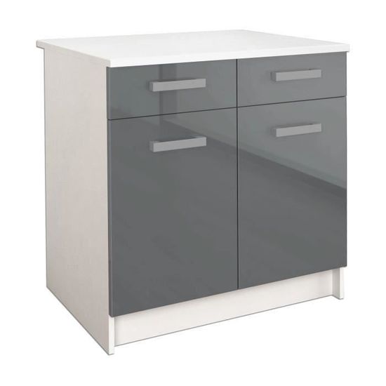 Caisson Bas De Cuisine 80 Cm