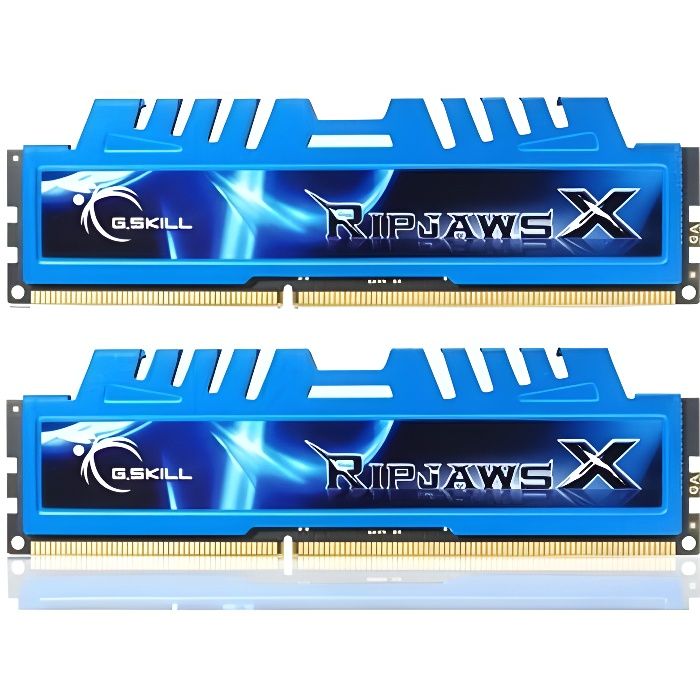 Vente Memoire PC G.SKILL RAM PC3-17000 / DDR3 2133 Mhz - F3-17000CL9D-8GBXM - DDR3 Performance Series - RipjawsX pas cher Vente Memoire PC G.SKILL RAM PC3-17000 / DDR3 2133 Mhz - F3-17000CL9D-8GBXM - DDR3 Performance Series - RipjawsX pas cher