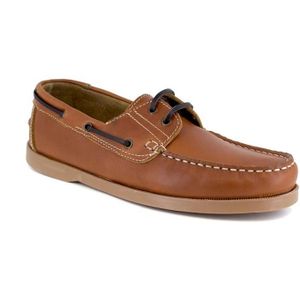 Chaussures Bateau Sport Homme en Cuir Brun Bleu Noir Bleu Marine et Noir Grandes Pointures 46 47 PAYMA Marron Semelle en Caoutchouc Fermeture avec Deux œillets 