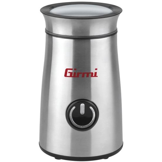 Moulin à Café Et épices Girmi MC02 - Lame Inox 180W, Capacité 70g, Interrupteur Sécurité, Couleur Crème