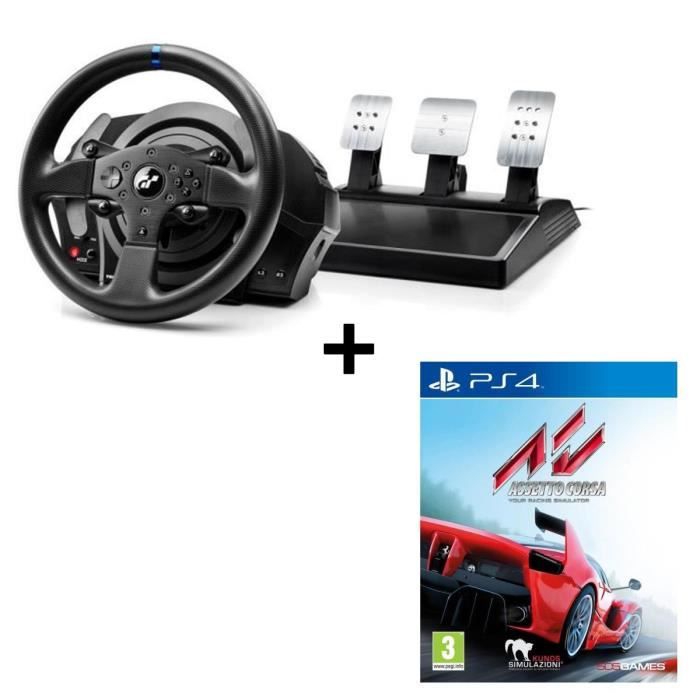 puberteit Kinderdag Overtreden Pack THRUSTMASTER Volant T300RS Gran Turismo Edition PS4 - PS3 + Jeu PS4 Assetto  Corsa - Cdiscount Jeux vidéo