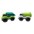 Petites Voitures - Pack de 2 camions - LEXIBOOK - Vert - Pour bébé à partir de 18 mois-1