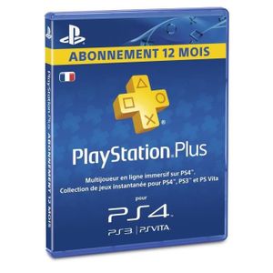 PLAYSTATION PLUS ABONNEMENT 12 MOIS PLAYSTATION PLUS ABONNEMENT 12 MOIS