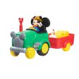 Mickey, Tracteur et remorque avec 1 figurine 7,5 cm articulée et des accessoires, Jouet pour enfants dès 3 ans, MCC05-3