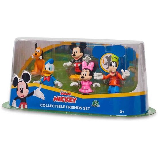Disney Mickey, Coffret 5 Figurines 7,5 cm Articulées, 5 Personnages à  Collectionner, Jouet pour Enfants dès 3 Ans, GIOCHI PREZIOSI, MCC08