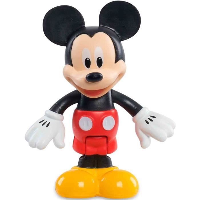 DISNEY - Figurine Pompier Mickey 15 cm, articulée, Jouet pour enfants dès 3  ans, MCC20