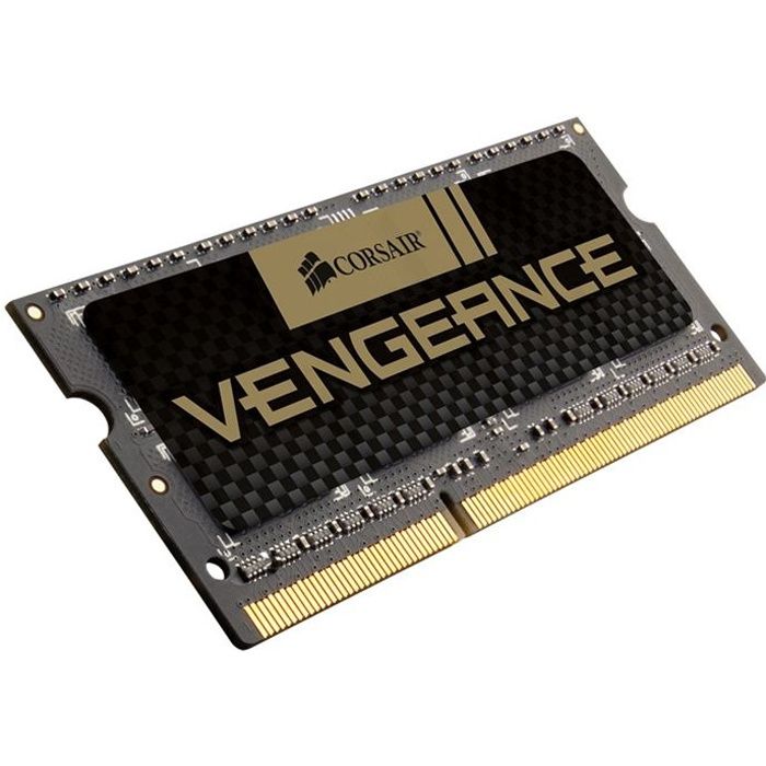 Vente Memoire PC CORSAIR Mémoire PC Portable DDR3 - Vengeance 8 Go (1 x 8 Go) - 1600 MHz - CAS 10 (CMSX8GX3M1A1600C10) pas cher