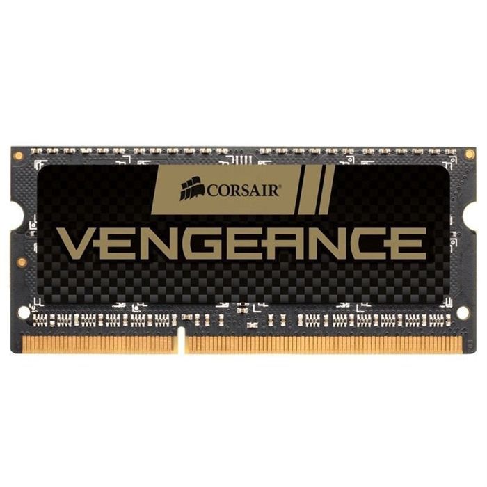CORSAIR Memoire PC Portable DDR3 Vengeance 8 Go 1 x 8 Go 1600 MHz CAS 10 CMSX8GX3M1A1600C10 Cdiscount Informatique