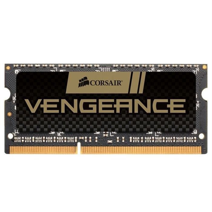 CORSAIR Mémoire PC Portable DDR3 - Vengeance 8 Go (1 x 8 Go) - 1600 MHz -  CAS 10 (CMSX8GX3M1A1600C10) - Cdiscount Informatique