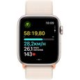 Apple Watch SE GPS - 44mm - Boîtier Starlight Aluminium - Bracelet Starlight Sport Loop-3