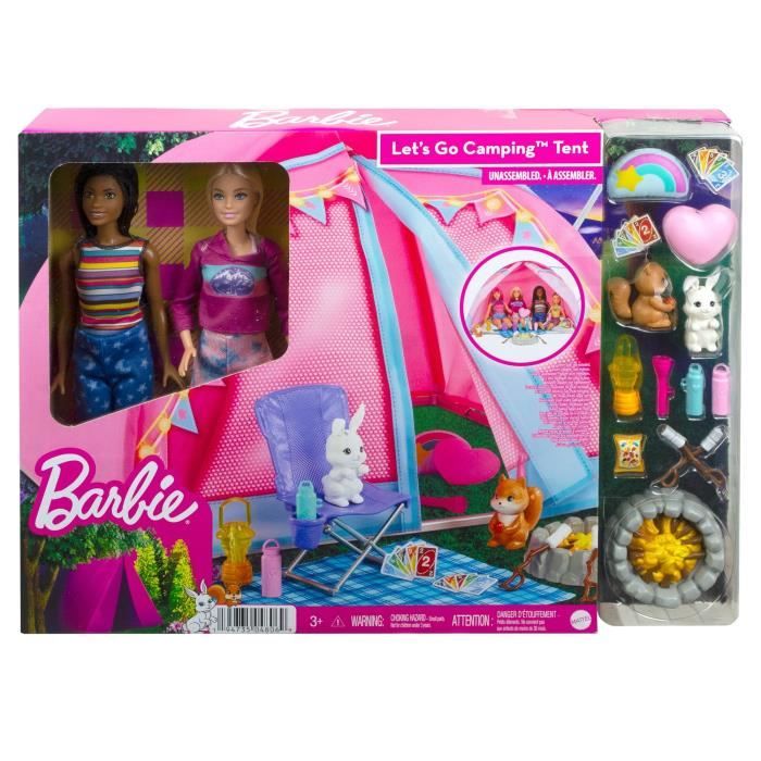 Poupée Barbie famille Brooklyn au camping, Barbie