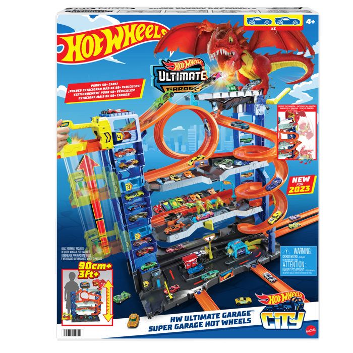 Garage Hot Wheels City Ultimate - Rangement Pour 50 Voitures - échelle 1:64 - Neuf