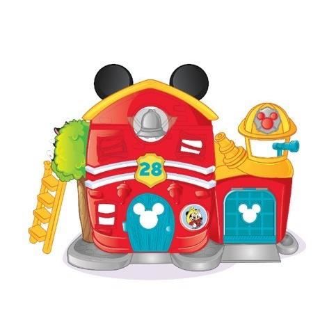 Disney - la caserne de pompier mickey 14 pieces - avec fonctions