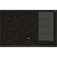 SIEMENS EX851LVC1F Table de cuisson induction - 5 zones - 7400 W - L 80,2 x P52,2cm - Revêtement verre - Coloris noir-0